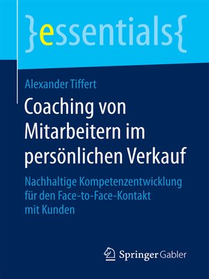 cover image of Coaching von Mitarbeitern im persönlichen Verkauf